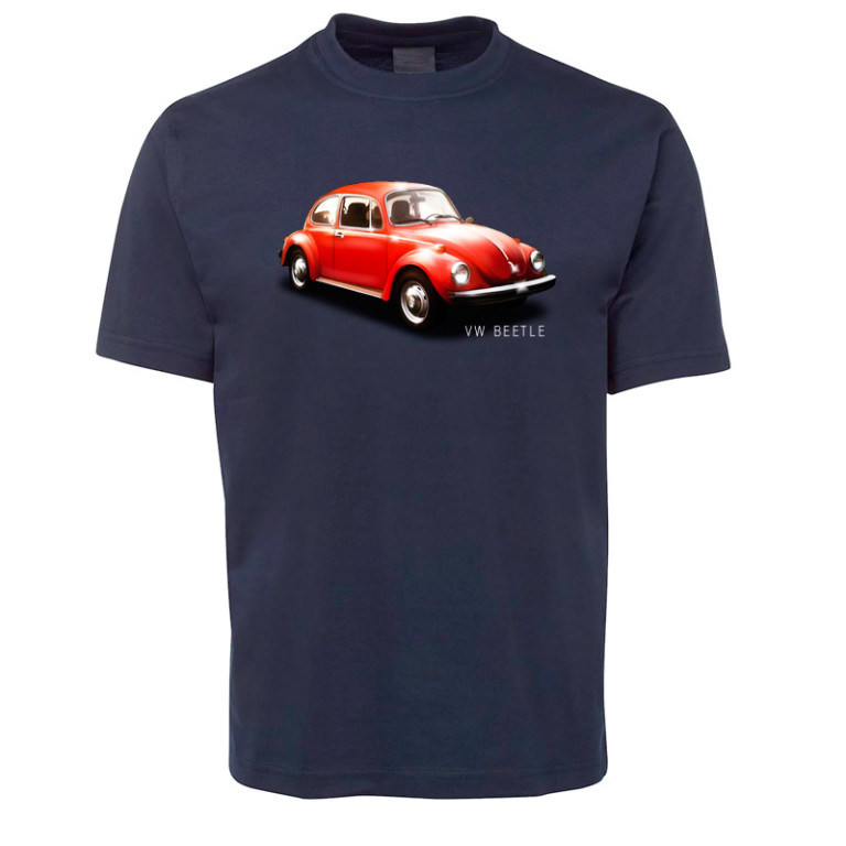 VW Beetle Illustrated T Shirt for lovers of Volkswagen